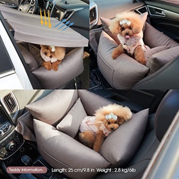 Premium Multifunctional Pet Booster with Sunshade