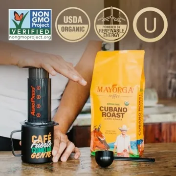 Mayorga Organics Cubano Roast Dark Coffee for A Rich Experience