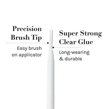 AOA Studio Eyelash Lash Glue Enhancers 4pcs Strip Lash Adhesive Strong Hold Water Proof Formula No I...