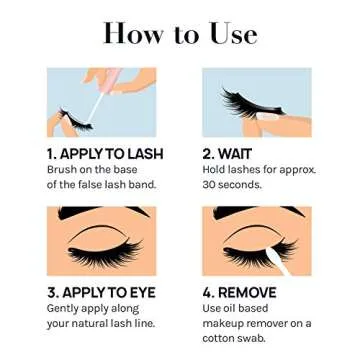 AOA Studio Eyelash Glue Enhancers – 4 Pack for Strong Hold