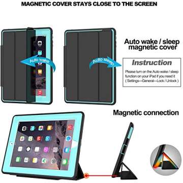 SEYMAC Heavy Duty iPad Pro 11 Case - Shockproof & Versatile