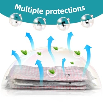AirBaker Vacuum Sealed Bags for Clothing Maximize Storage