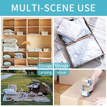 AirBaker Vacuum Sealed Bags for Clothing Maximize Storage