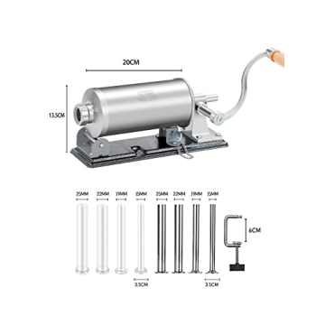 Stainless Steel Sausage Stuffer for Homemade Sausages