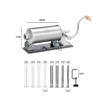 Stainless Steel Sausage Stuffer for Homemade Sausages