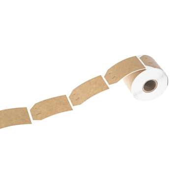 2" x 3" to from Brown Kraft Gift Tag Stickers / 250 Modern Present Label Roll/Fill in to and from Favor Sticker/Made in The USA