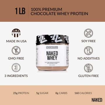 Naked Whey Chocolate - Pure Grass Fed Protein Powder