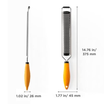 Deiss PRO Zester & Cheese Grater for All Needs