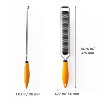 Deiss PRO Zester & Cheese Grater for All Needs