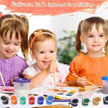 Patelai 100 Strips 600 Pots Empty Paint Strips Paint Cup Pots Mini Clear Plastic Storage Containers Art Painting Craft Supplies for Classrooms Schools Paintings Art Festivals(5 ml/ 0.17 oz)