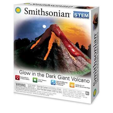 NSI Smithsonian Giant Volcano Kit for Kids