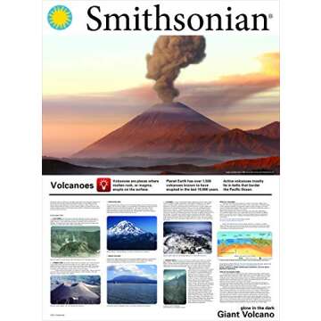NSI Smithsonian Giant Volcano Kit for Kids