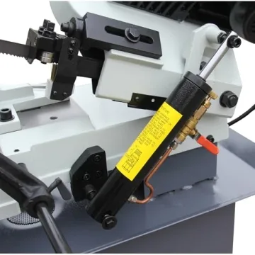 KAKA INDUSTRIAL Band Saw BS-712N, 4 step blade speeds Horizontal metal cut band saw with 1.5HP motor 115V and 230V Single phase