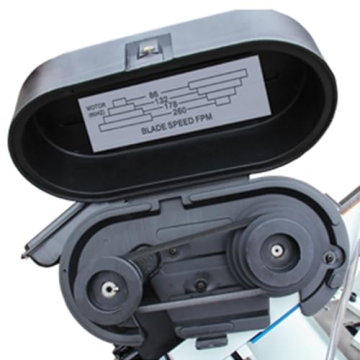 KAKA INDUSTRIAL Band Saw BS-712N, 4 step blade speeds Horizontal metal cut band saw with 1.5HP motor 115V and 230V Single phase