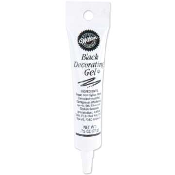 Wilton Black Gel Tube - 0.75 Oz for Cake Decorating