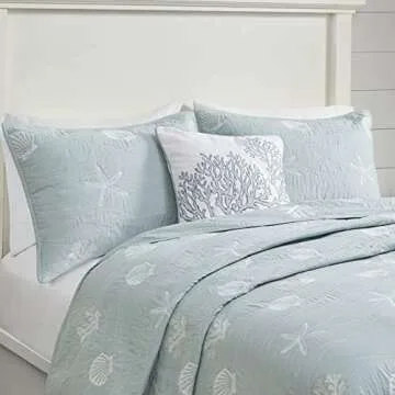Harbor House Seaside Quilt Set for a Coastal Retreat