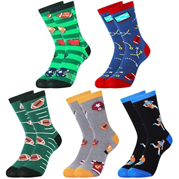 Belloxis Boys Football Socks - Fun Gifts for Ages 8-12