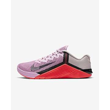 Nike Women's Metcon 6 Training Shoes Black Flash Crimson/Beyond Pink AT3160-660 US 8