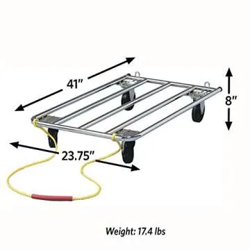 MidWest Dog Crate Dolly for Easy Pet Transport Solutions
