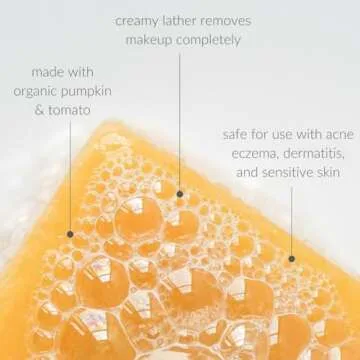 Osmia Pumpkin Facial Soap Bar for Radiant Skin - 2.25 oz