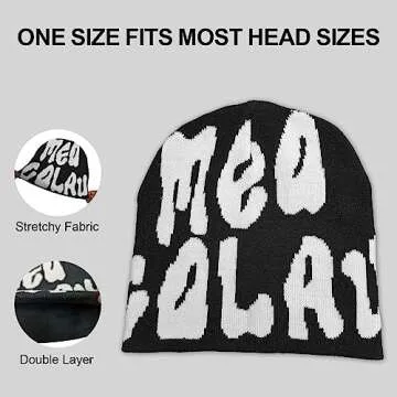 Cool Graphic Tsalei Y2K MEA Culpa Beanie for All Ages