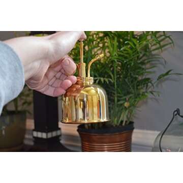 Haws Brass Plant Mister Ideal for Indoor Gardening
