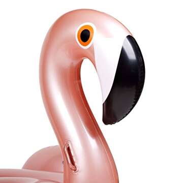 Sunnylife Rose Gold Flamingo Inflatable Pool Float for Summer Fun