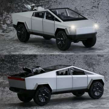 FUBARBAR Cyber Truck Toy - 1:24 Diecast Pickup Toy