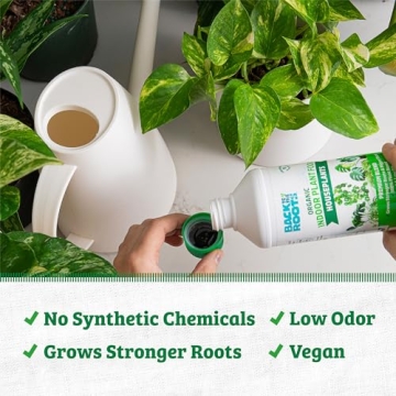 Natural Organic Indoor Plant Food - 95 Feeds - Vegan Friendly