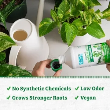 Natural Organic Indoor Plant Food - 95 Feeds - Vegan Friendly