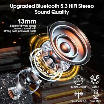 Atheewon Bluetooth Headset | 120Hrs Talk Time | Noise Cancellation