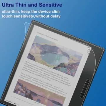 GOVTVA Anti-Glare (Matte) Screen Protector Designed for Onyx Boox Tablet Go Color 7/Leaf2/Leaf3/Leaf3 C/Boox Page (2-Pack) Anti Fingerprint Matte Skin PET Film (Nano Matte Anti Burst Soft Film)