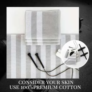 Luzia Workout Towel - Super Absorbent Cotton Towels