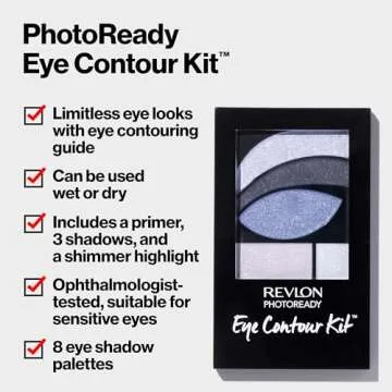 Revlon PhotoReady Eyeshadow Palette 523 Rustic - Intense Color & Creamy Texture