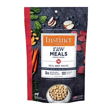 Instinct Freeze Dried Raw Meals - Natural Dry Dog Food with Real Beef (9.5 oz)