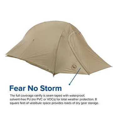 Big Agnes Unisex's Fly Creek Tent, Olive Green, One Size