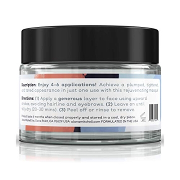 Alana Mitchell Anti Aging Collagen Facial Mask for Radiant Skin