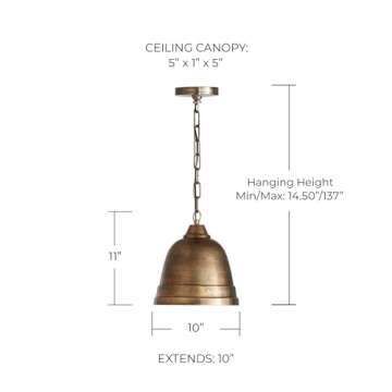 Stylish Capital Lighting Sedona Pendant 100W - 11' High