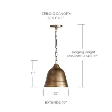 Stylish Capital Lighting Sedona Pendant 100W - 11' High