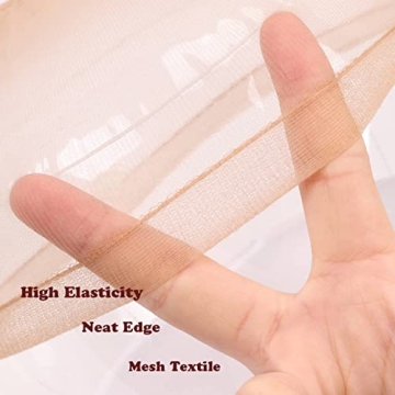 Ecojunmi Ultra-thin HD Wig Caps - 12 Pcs for All