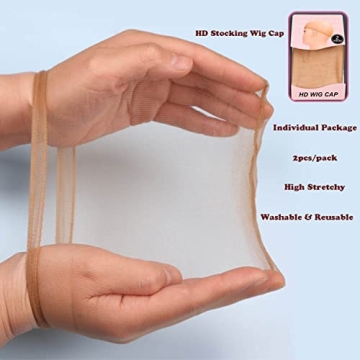 Ecojunmi Ultra-thin HD Wig Caps - 12 Pcs for All