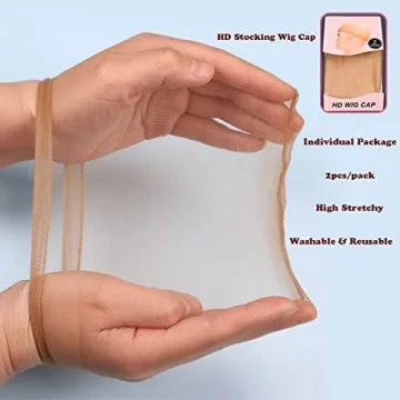 Ecojunmi Ultra-thin HD Wig Caps - 12 Pcs for All