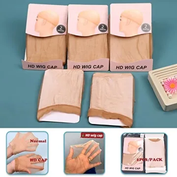 Ecojunmi Ultra-thin HD Wig Caps - 12 Pcs for All