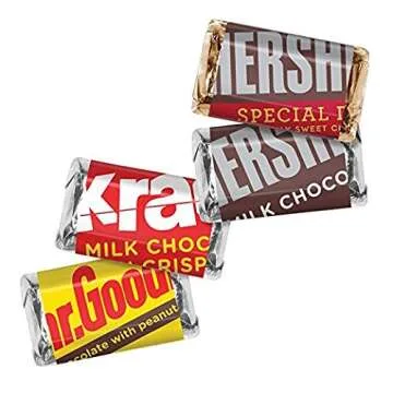 HERSHEY'S Chocolate Candy Assorted Miniatures, Krackel, Mr. Goodbar & Hershey's Special Dark Chocolate, Party Bag, 40oz.