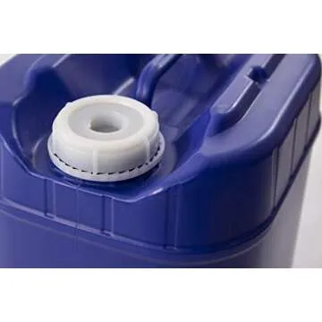 Emergency Water Storage 5 Gallon Water Tank - BPA-Free, Food Grade, Portable, Stackable, Easy Fill - Survival Supply Water Container (6 Tanks (30 Gallons))