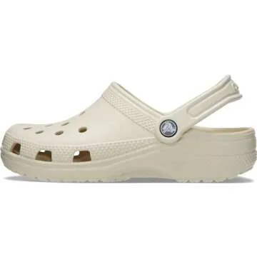 Crocs Unisex Classic Clogs, Bone, Numeric_5 US Men