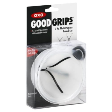 OXO Good Grips 3-Piece Funnel Set for Easy Pouring