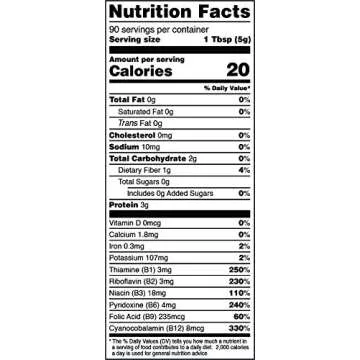 Terrasoul Superfoods Premium Nutritional Yeast Flakes, 16oz - Fortified | Gluten Free | Non-GMO | Vegan