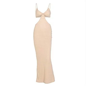 Elegant Antopmen Spaghetti Strap Maxi Dress for Summer