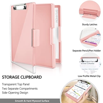 Clipboard with Storage Heavy Duty Multi-functional Clipboard